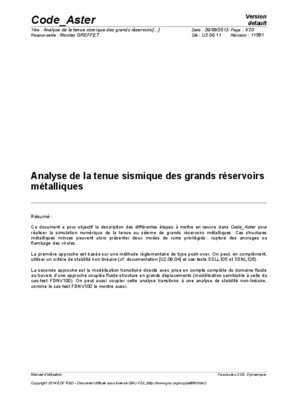 sismique des reservoirs Book