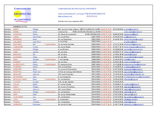 membres actifs 2013 Book