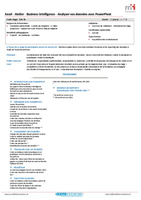 atelier excel Book