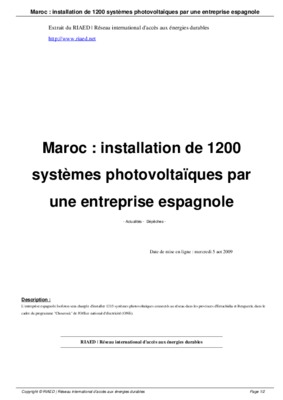 installation photovoltaiques Book