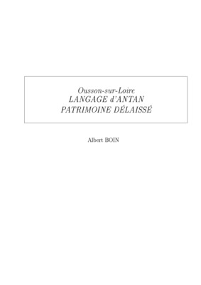 ousson Book