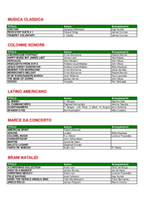 banda musicale Book