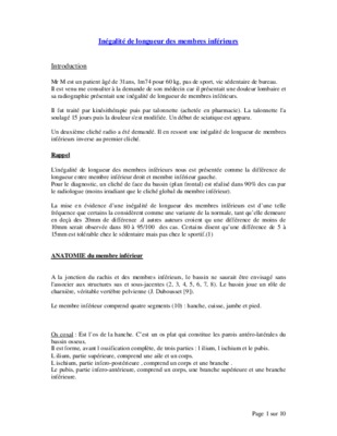 inegalite des membres inferieurs Book