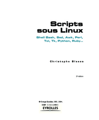 langages de scripts sous linux Book