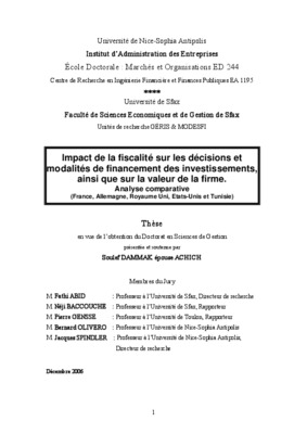 fiscalite des modalites de financements au aroc Book