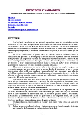 tipos de hipotesis Book