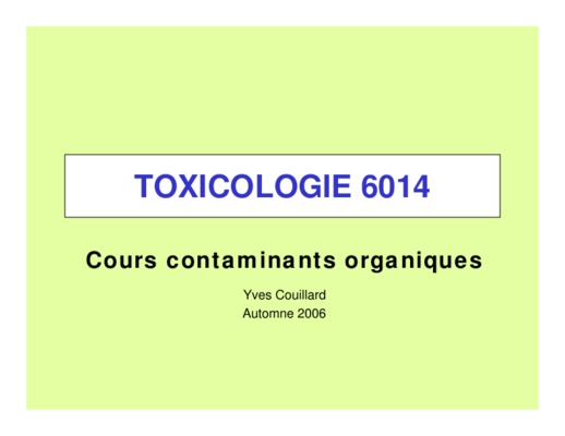 toxicologie de pesticide Book