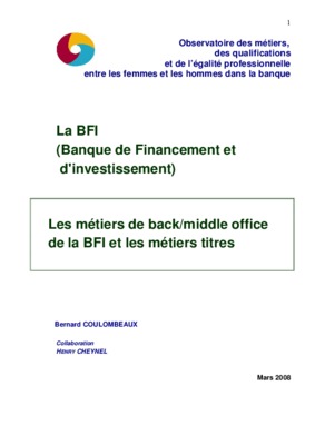 etude de cas sue le metiers de back office Book