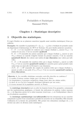 statistiques descriptive listes des fichiers pdf statistiques descriptive Book