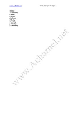 cours de scoring Book