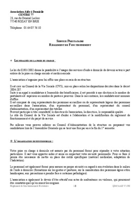 contrat service prestataire Book