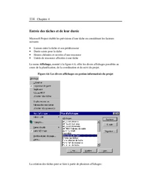 construction d_une maison taches avec leur duree Book