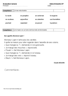 cahier elaive eval cm2 2011 Book