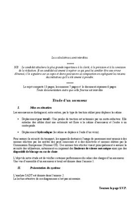 ascenseur etude Book