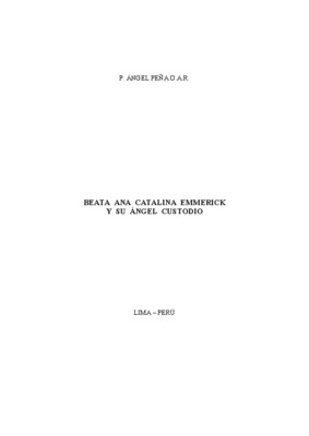 catherine emmerick Book