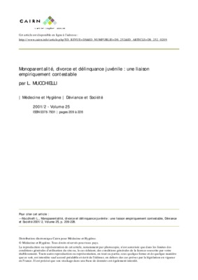 monoparentalite Book