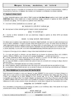 getion du noyau et ses modules Book