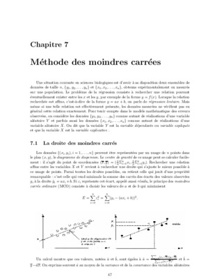 td methode des moindres carrees td corriges Book