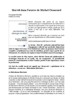 michel clouscard Book