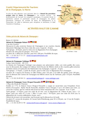tourisme haut de gamme Book
