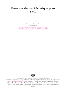 exercices de mathematique pour premiere s Book