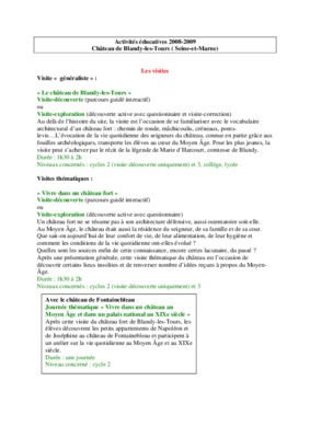 blandy les tours Book