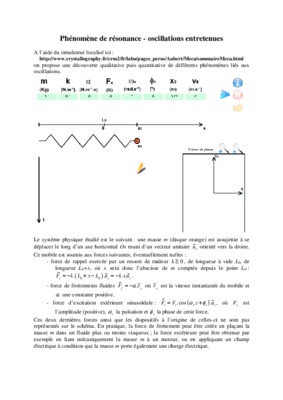 sujet bac pscillation libres et entretenues Book