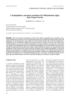 haptoglobine Book