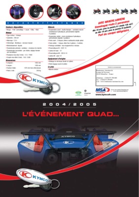 lanceur manuel kimco 500 mxu Book