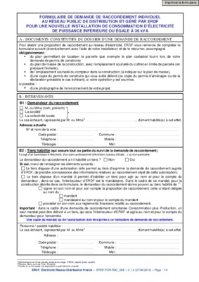 formulaire demande de raccordement individuel au reseau public d_electricite Book