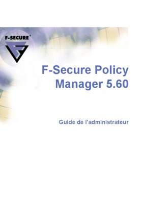 installer f secure policy manager 9 0 Book