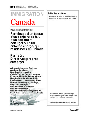 formulaire de demande generique pour le canada Book