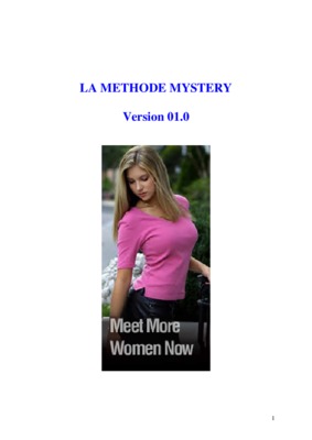 methode mystery Book