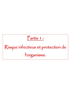 risque ifectireux et protection de l organisme Book
