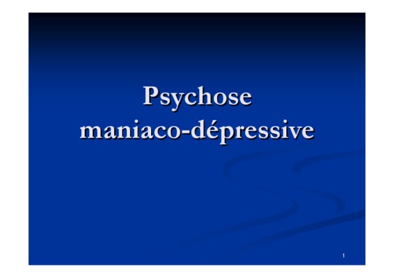 maniaco depressif Book