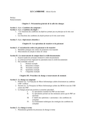cambisme Book