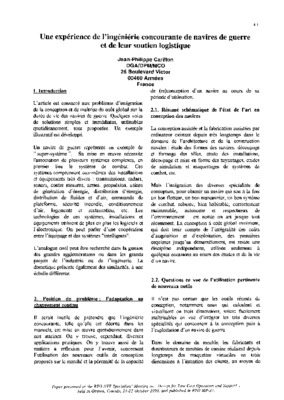 exemple ingenierie concourante Book