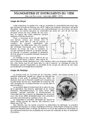 jauge de vide Book