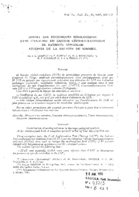 techniques serologiques radilogique Book