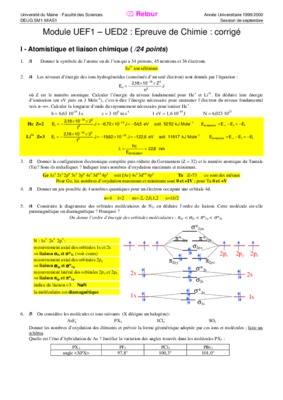 ds corrige module chimie organiqu Book
