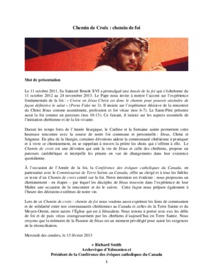 le chemin de croix Book