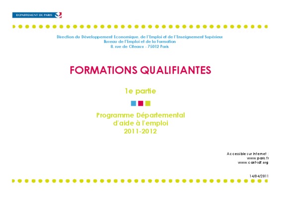 formations qualifiantes Book