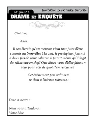 intrigue Book