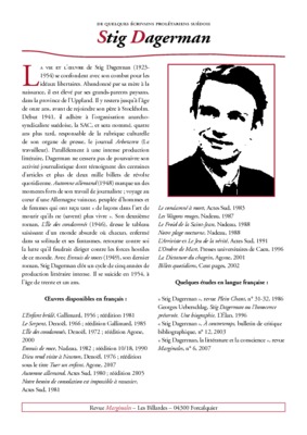 dagerman Book
