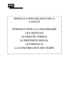 module n 7 langue eterangere crv Book
