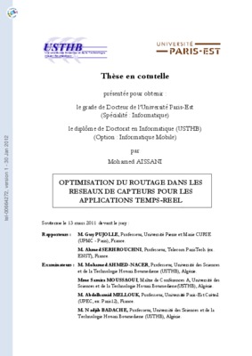 optimisation du routage Book