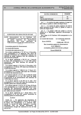 journal officiel du 20 novembre 2009 Book