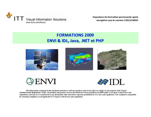 cours envi idl Book