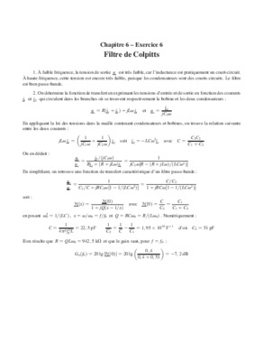 filtre colpitts Book