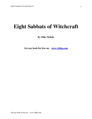 sabbats Book